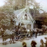 The Old Fire Station decorated for the coronation of King Edward VII. 1902.