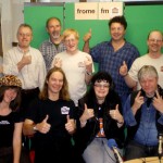 Some of the FromeFM volunteers